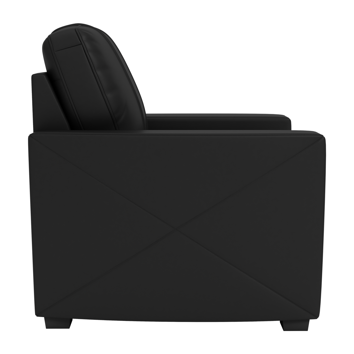Silver Club Chair with LA Galaxy Wordmark Logo