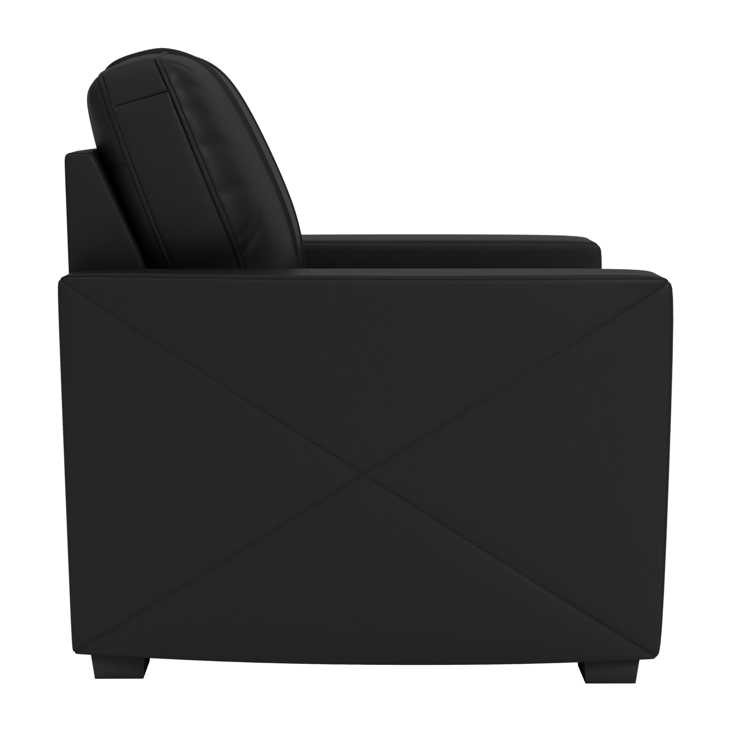 Silver Club Chair with Stingray Symbol Logo