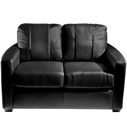 Silver Loveseat with Dolphin Swirl Logo Panel