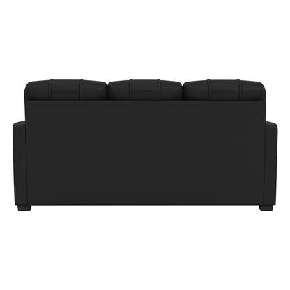 Silver Sofa with Colorado Avalanche Logo