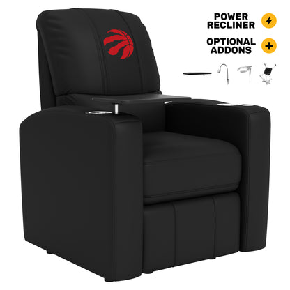Stealth Power Plus Recliner with Toronto Raptors Primary Red  Logo