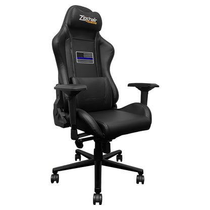Xpression Pro Gaming Chair with Blue Line Flag Logo