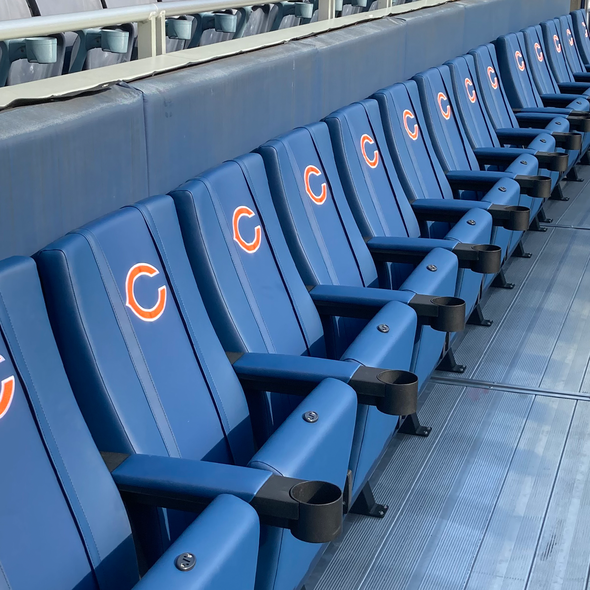 SuiteMax 3.5 VIP Seats with Chicago Cubs Cooperstown Secondary Logo