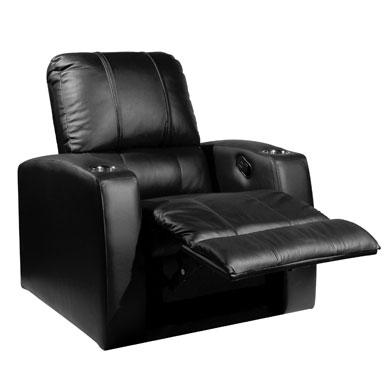 Relax Home Theater Recliner with Spooky Pumpkin Patch Logo