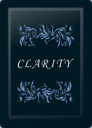 Clarity Floral Horizontal Blue