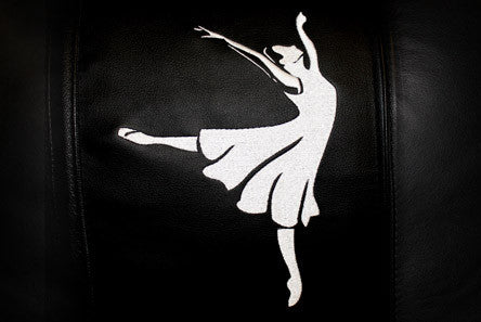 Silver Loveseat with Ballerina Logo Panel