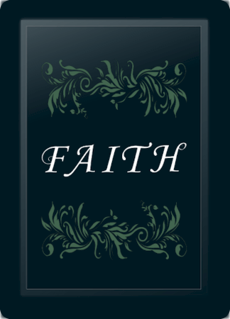 Faith Floral Horizontal Sage