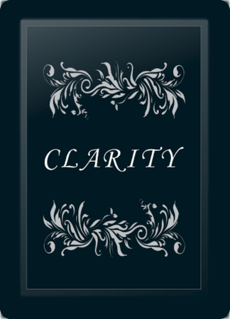 Clarity Floral Horizontal Silv