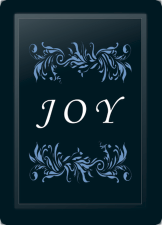 Joy Floral Horizontal Blue