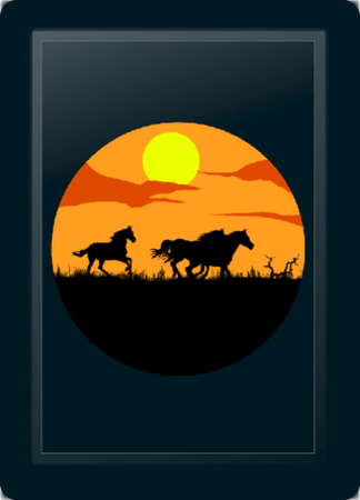 Horses-Sunset