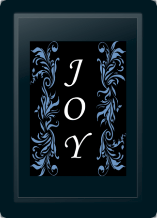 Joy Floral Vertical Blue