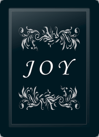 Joy Floral Horizontal Silver