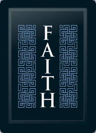 Faith Deco Vertical Blue