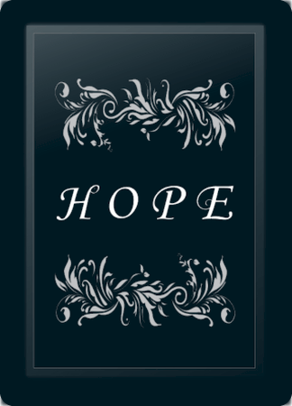 Hope Floral Horizontal Silver