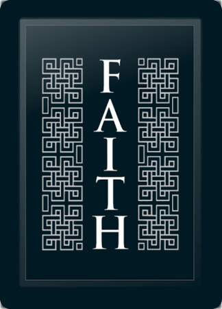 Faith Deco Vertical Silver