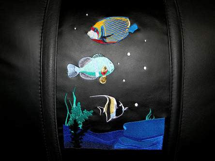 Swivel Bar Stool 2000 with Under The Sea Logo Panel