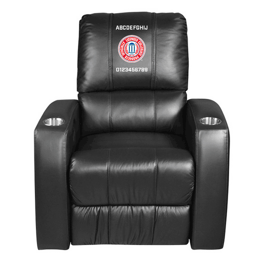 Personalized Relax Home Theater Recliner with Choice of Licensed Logo