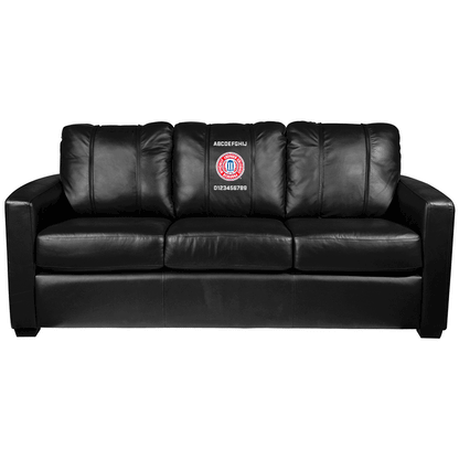 Personalized Stationary Sofa with Choice of Licensed Embroidered Team Logo